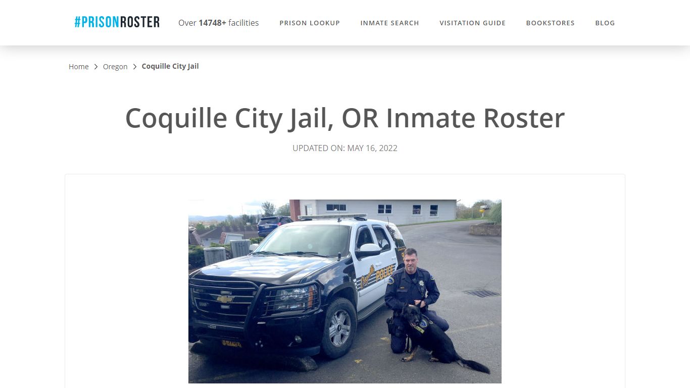 Coquille City Jail, OR Inmate Roster